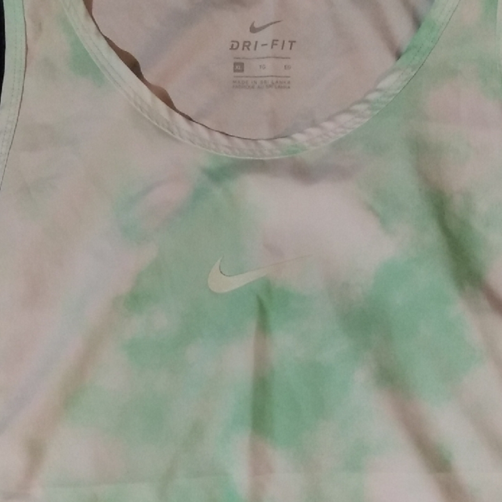 Nike Mint Tie-Dye Women's Tank Top - Picture 3 of 7